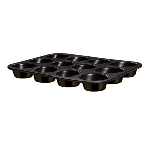 Product detail of BERLINGERHAUS Forma na muffiny s mramorovým povrchem 12 ks Shiny Black Collection BH-6807