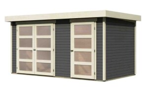 Product detail of Dřevěný domek KARIBU MÜHLENTRUP 1 (83540) šedý LG3003