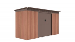 Product detail of G21 Zahradní domek G21 GRAH 483 - 340 x 142 cm, hnědý G21-6390092