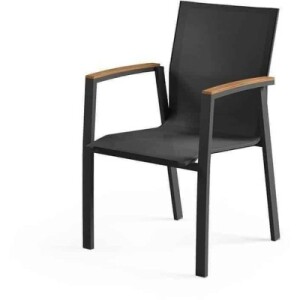 Product detail of Zumm Garden Furniture® Zahradní hliníková židle leon teak antracit