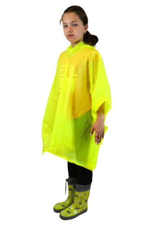 Product detail of poncho PVC neonová, Pidilidi, PL0066-20, žlutá - dětská