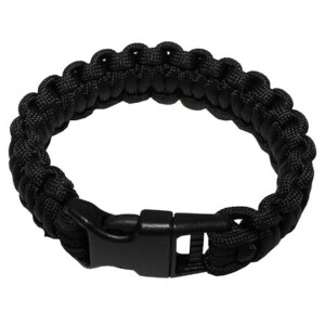 Product detail of Náramek Paracord 2.3, plast. spona černý L