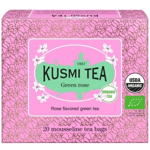 Product detail of Zelený čaj ROSE, 20 mušelínových sáčků, Kusmi Tea