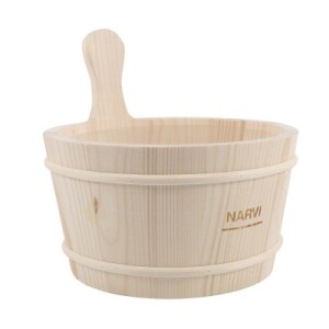 Product detail of Narvi vědro do sauny borovice 4,5L s plastovou vložkou