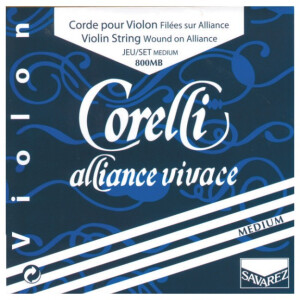 Product detail of Savarez 800MB Corelli Alliance Vivace Violin Set - Medium