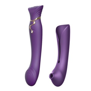 Product detail of ZALO Queen Pulsewave Vibrátor set - fialový