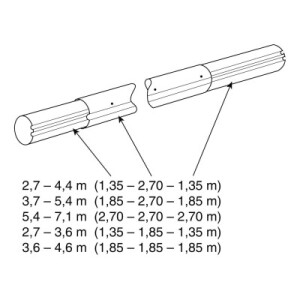 Product detail of VágnerPool Teleskop. navíjecí tyč - délka: 3,7–5,4 m (eloxovaný hliník)