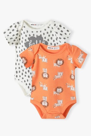 Product detail of Body kojenecké 2pack, Minoti, hide 4, Kluk - 50/56 | NB
