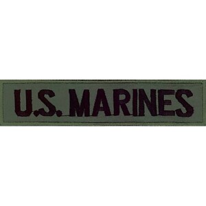 Product detail of Nášivka: U.S. MARINES olivová | černá