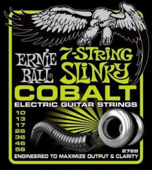 Product detail of Ernie Ball P02728 Cobalt 7-string Slinky - .010 - .056