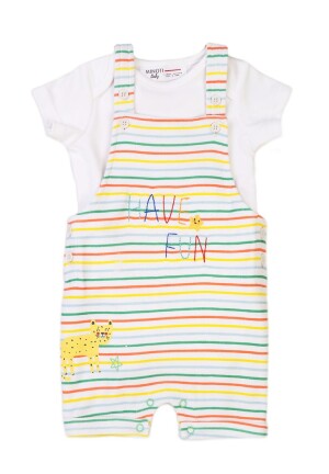 Product detail of Kojenecky set - body a kraťasy, Minoti, Smiling 7, bílá - 74/80 | 9-12m