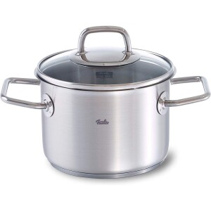 Product detail of Vysoký kastrol VISEO 16 cm, stříbrná, nerezová ocel, Fissler