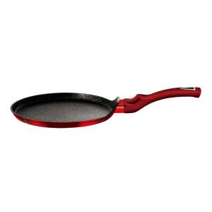 Product detail of BERLINGERHAUS Pánev na palačinky s mramorovým povrchem 28 cm Burgundy Metallic Line BH-6179