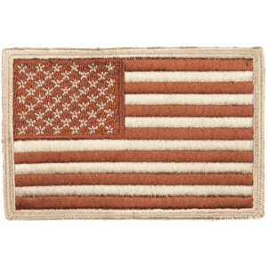 Product detail of Nášivka: Vlajka USA [standardní] béžová | hnědá