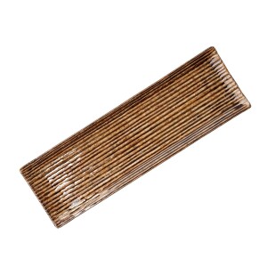 Product detail of Servírovací talíř CONTOUR 33 x 10,5 cm, jantarová, keramika, MIJ