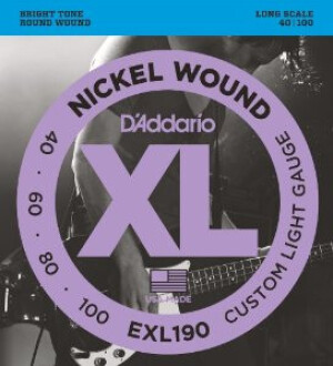 Product detail of D'Addario EXL190 Custom Light - .040 - .100