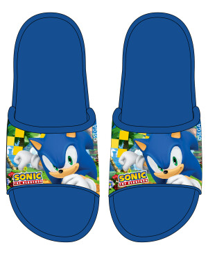 Product detail of Ježek SONIC - licence Chlapecké pantofle - Ježek Sonic 5251041, modrá Barva: Modrá, Velikost: 25-26