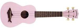 Product detail of KALA Shark Soprano Ukulele Shell Pink
