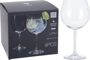 Product detail of EXCELLENT Sklenice na koktejl sada 4 ks CRYSTALLINE 620 ml KO-SR4000060