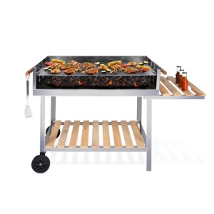 Product detail of BBQ COLLECTION Gril na dřevěné uhlí nerez 98 x 56 cm ED-286634