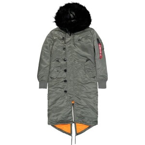 Product detail of Alpha Industries Bunda dámská  Long Fishtail Wmn zelená vintage S