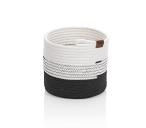 Product detail of KELA Košík Hedda 23 cm směs bavlna/polyester bílo-černá KL-24456