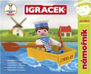 Product detail of Igráček Námořník - figurka s lodičkou