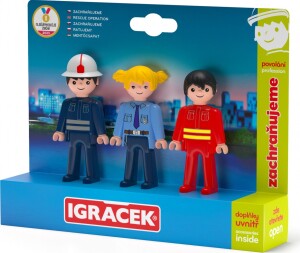Product detail of Igráček Trio Zachraňujeme - Hasič, Policista a Záchranář