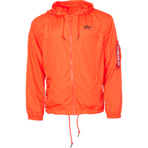 Product detail of Alpha Industries Bunda  Windbreaker w.o. Back Print flame orange XL