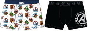 Product detail of Avangers - licence Chlapecké boxerky - Avengers 5233307, šedý melír / černá Barva: Mix barev, Velikost: 104-110