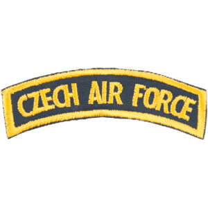 Product detail of Nášivka: CZECH AIR FORCE [oblouková] [bsz] černá | žlutá