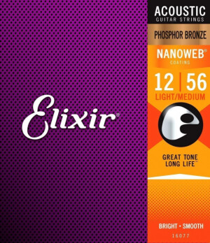 Product detail of Elixir Acoustic Phosphor Bronze with NANOWEB .012 - .056