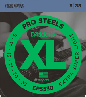 Product detail of D'Addario EPS530 Pro Steels Extra Super Light - .008 - .038