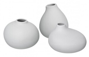 Product detail of Váza NONA, sada 3 ks, světle šedá, Blomus