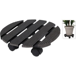 Product detail of PROGARDEN Podstavec pod květináč s kolečky 29cm šedý KO-X64000040