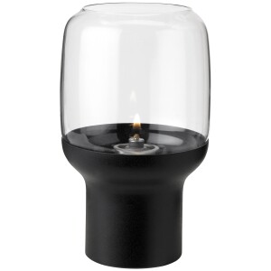 Product detail of Olejová lampa HOOP 17 cm, černá, nerezová ocel, Stelton