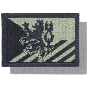 Product detail of Nášivka: Vlajka Česká republika se šikmými pruhy+Lev [64x44] [ssz] olivová | černá