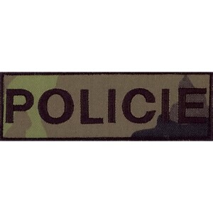 Product detail of Nášivka: POLICIE [malá] [ssz] vz. 95 zelený