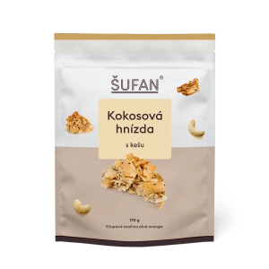 Product detail of Šufan Kokosová hnízda s kešu 170 g