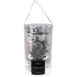 Product detail of HOMESTYLING Vánoční ozdoby sada 57 ks stříbrná KO-CAN304010