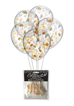 Product detail of Little Genie Productions Glitterati Boobie Confetti Balloons