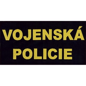 Product detail of Nášivka: VOJENSKÁ POLICIE [335 x 190 mm - velká]