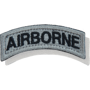 Product detail of Nášivka: AIRBORNE - oblouček šedá | černá