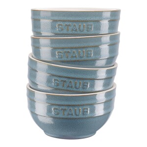 Product detail of Jídelní miska 400 ml, sada 4 ks, tyrkysová, keramika, Staub