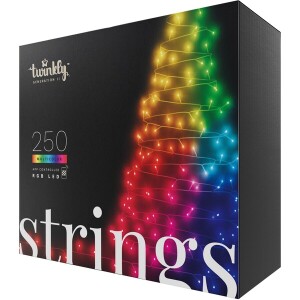 Product detail of Twinkly Strings Multi-Color chytré žárovky na stromeček 250 Ks 20m černý kabel