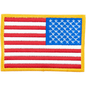 Product detail of Nášivka: Vlajka USA [zrcadlová] barevná