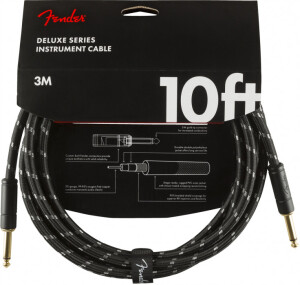 Product detail of Fender Deluxe Series 10 Instrument Cable Black Tweed