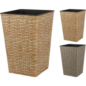 Product detail of PROGARDEN Květináč čtvercový 24 x 35 cm polyratan KO-VM3000080