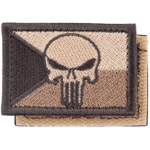 Product detail of Nášivka: Vlajka Česká republika PUNISHER [64x44] [ssz] béžová | hnědá