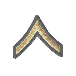 Product detail of Nášivka: Hodnost US ARMY rukávová Private olivová | žlutá